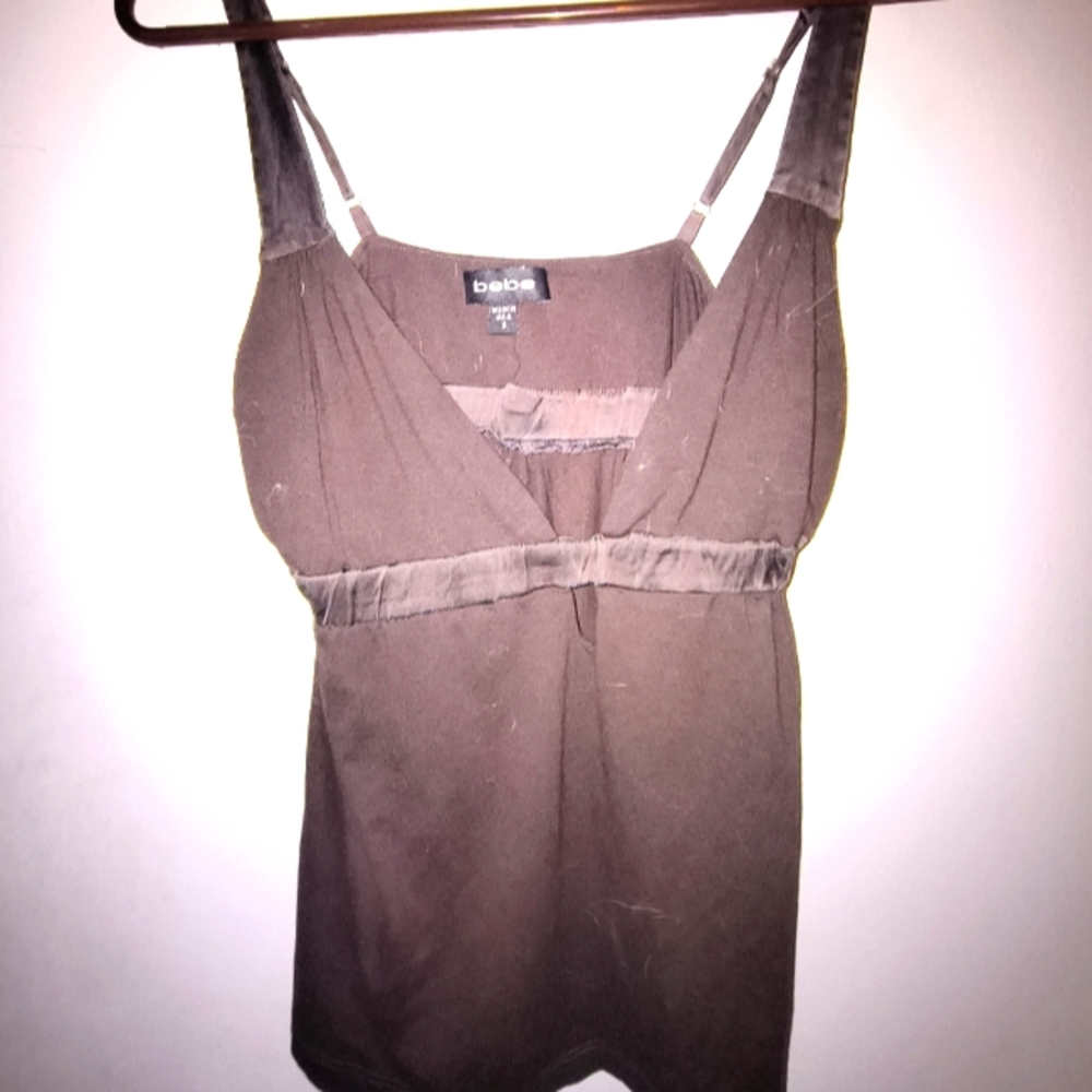 BeBe Brown Tank size Small.